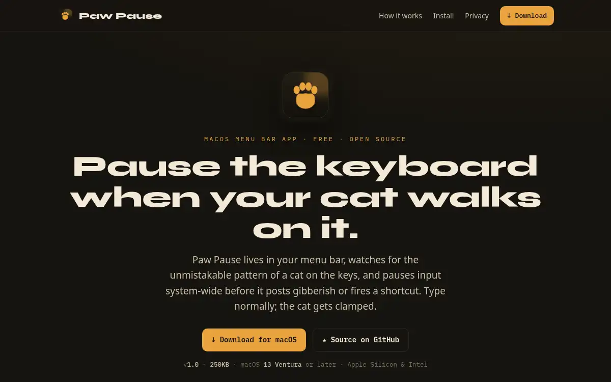 PawPause screenshot