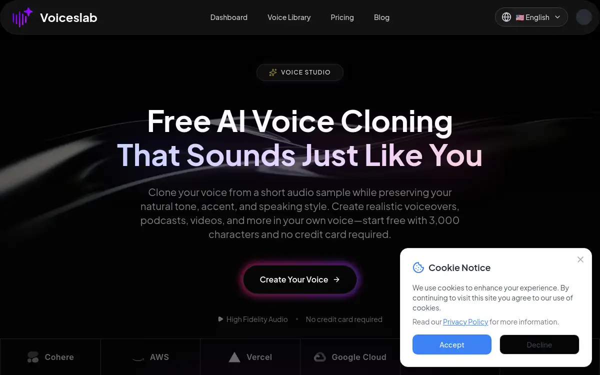 VoicesLab screenshot
